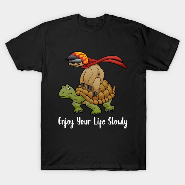 Enjoy Your Life Slowly with A Sloth T-Shirt by Okanagan Outpost